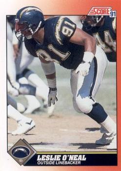 Leslie O'Neal San Diego Chargers 1991 Score NFL #432